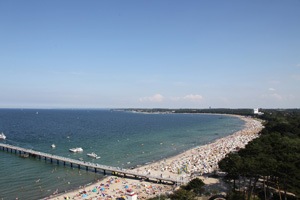 Timmendorfer Strand und Niendorf aus der Luft